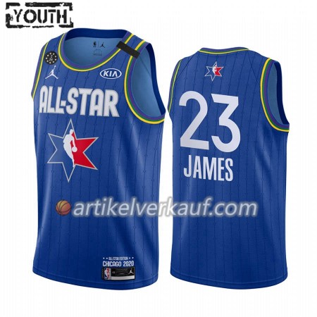 NBA Los Angeles Lakers Trikot LeBron James 23 2020 All-Star Jordan Brand Blau Swingman - Kinder